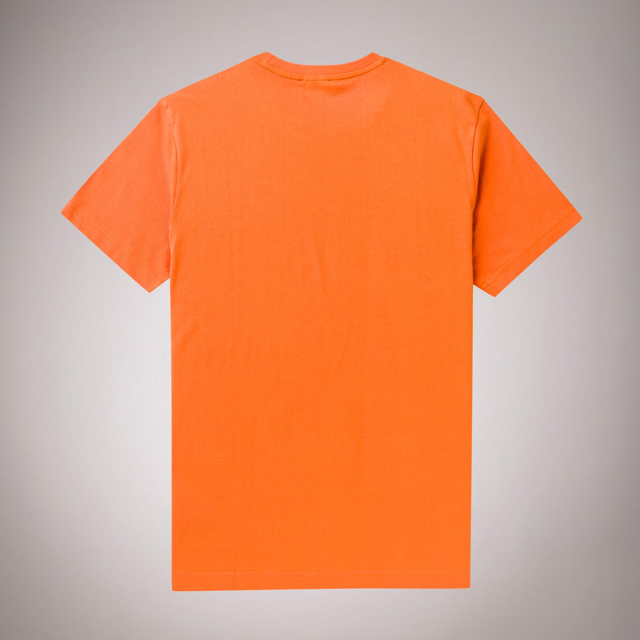 T-Shirt Tinta Unita Logo Piccolo 100% Cotone