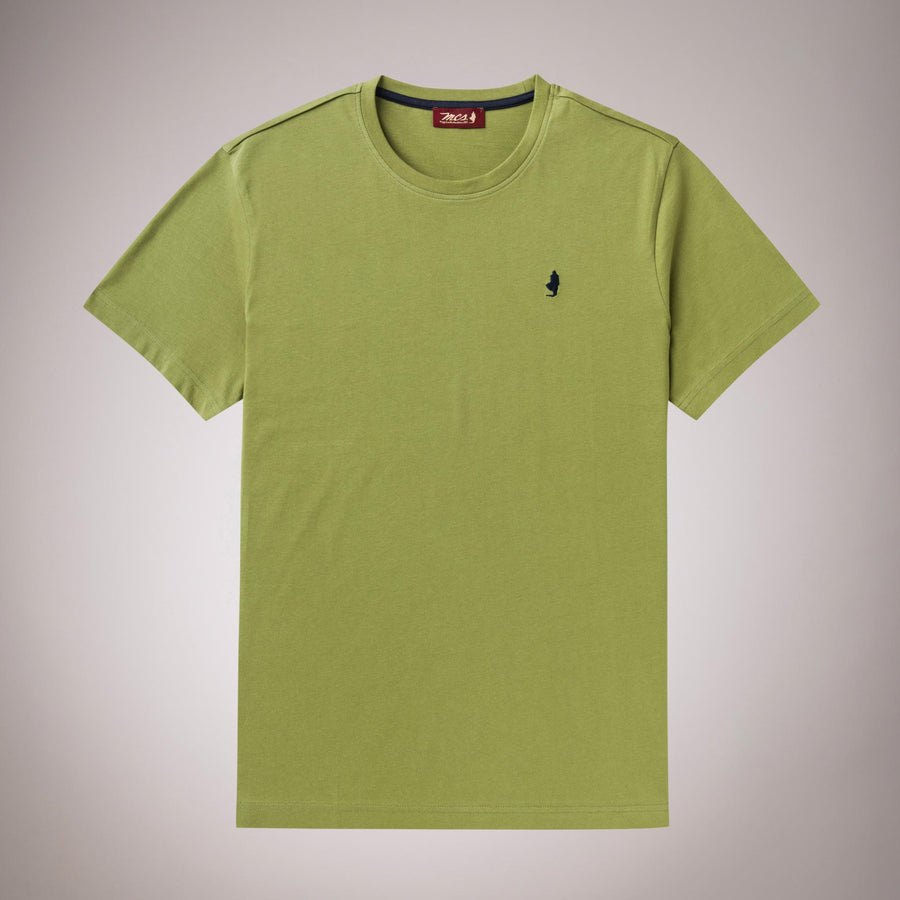 Plain T-Shirt Small Logo 100% Cotton