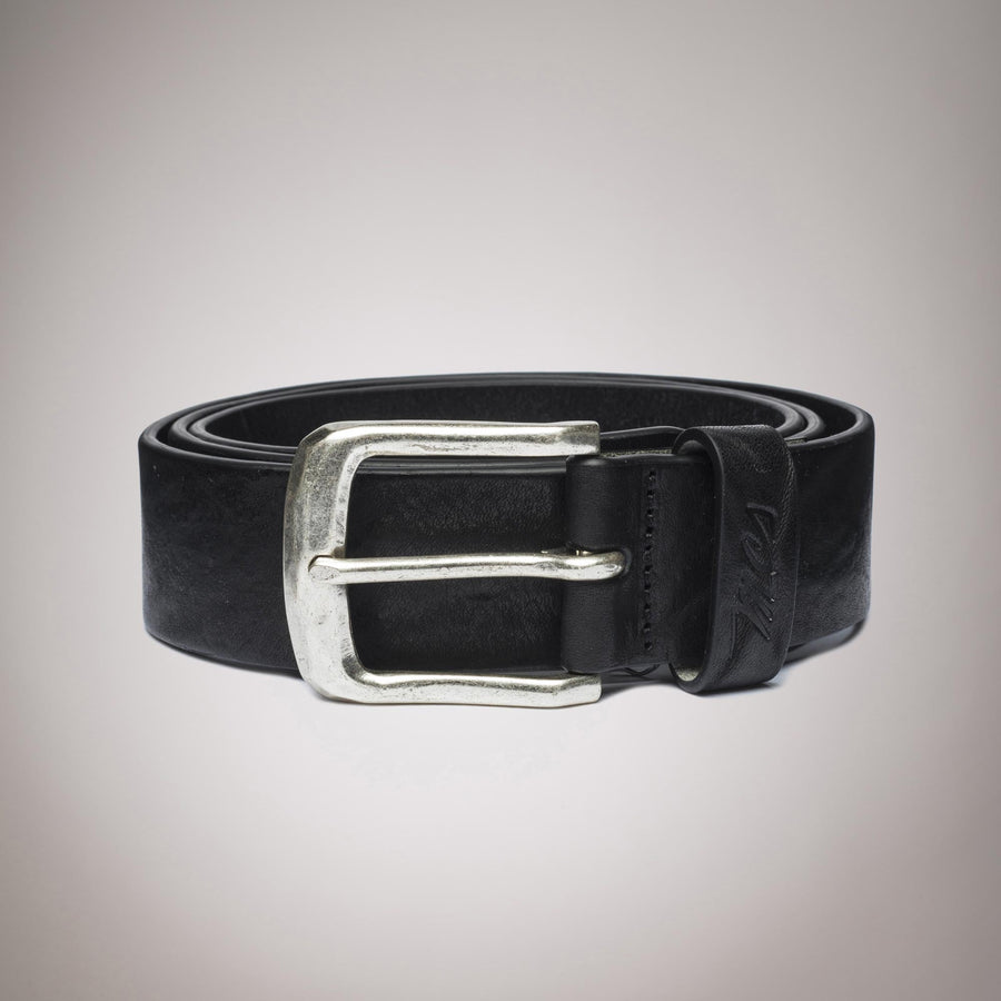 Belt with embossed logo