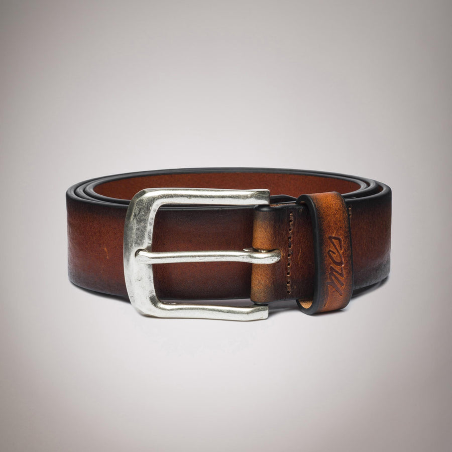 Belt with embossed logo