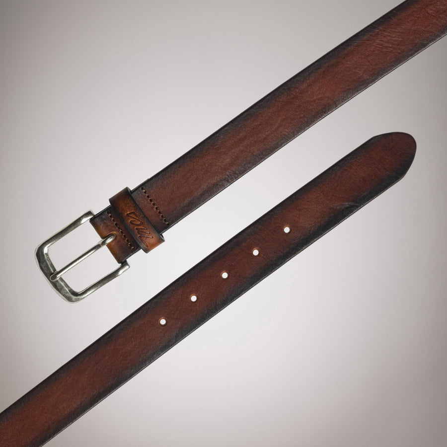 Belt with embossed logo