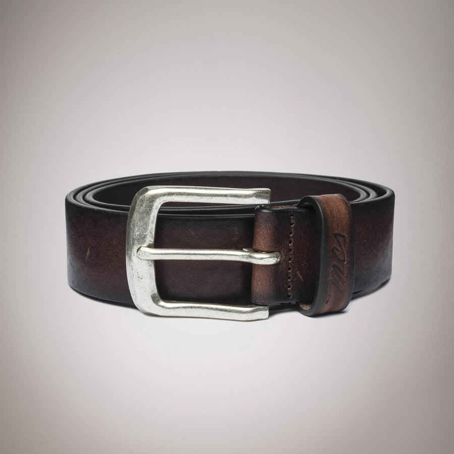 Belt with embossed logo