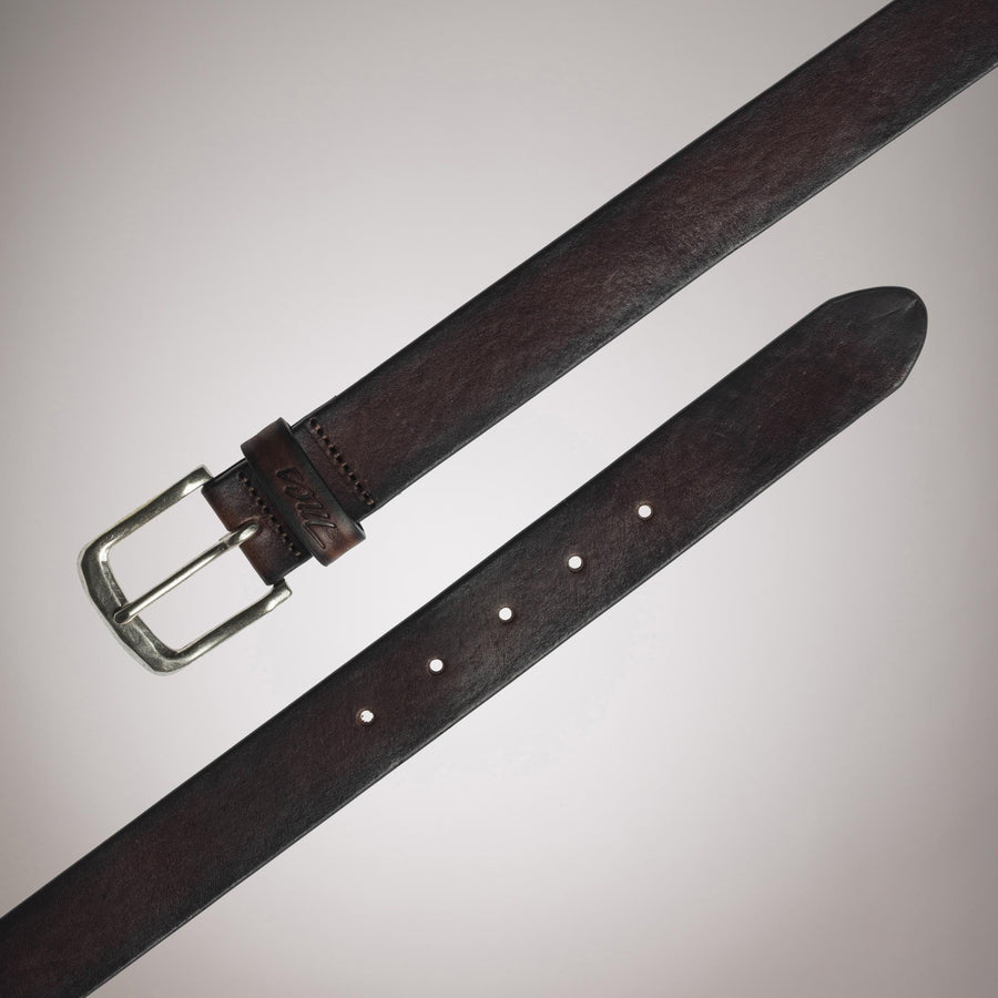 Belt with embossed logo