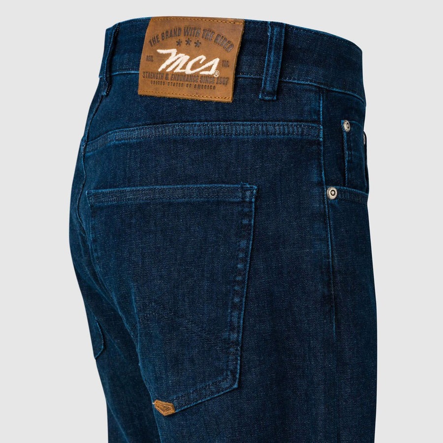 Five-pocket light denim jeans