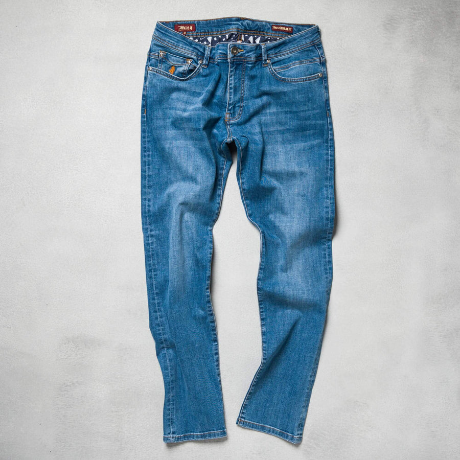 Jeans cinque tasche lavaggio medio scuro