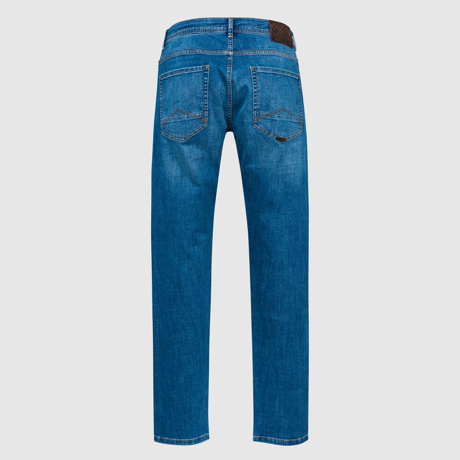 Jeans cinque tasche lavaggio medio scuro