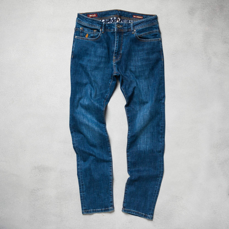 Jeans cinque tasche lavaggio medio scuro