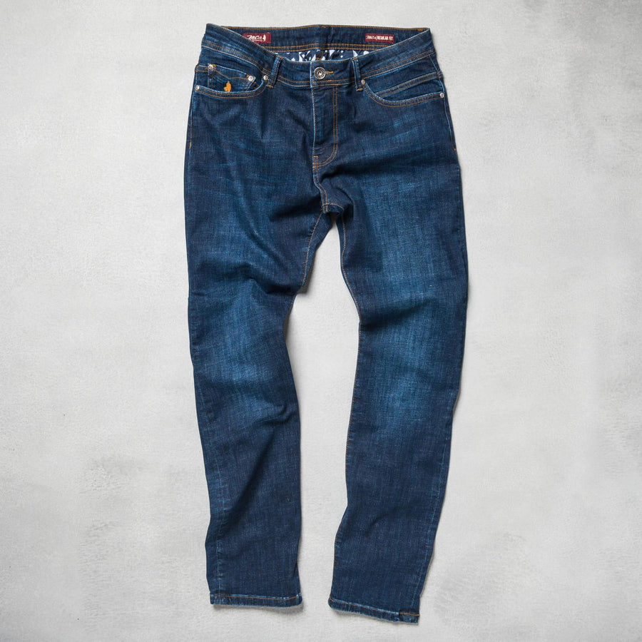 Jeans cinque tasche lavaggio medio scuro