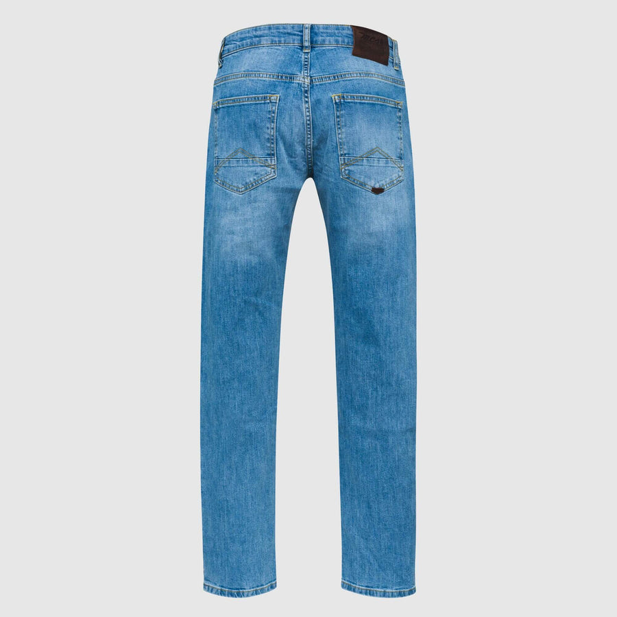 Cinque tasche in denim chiari