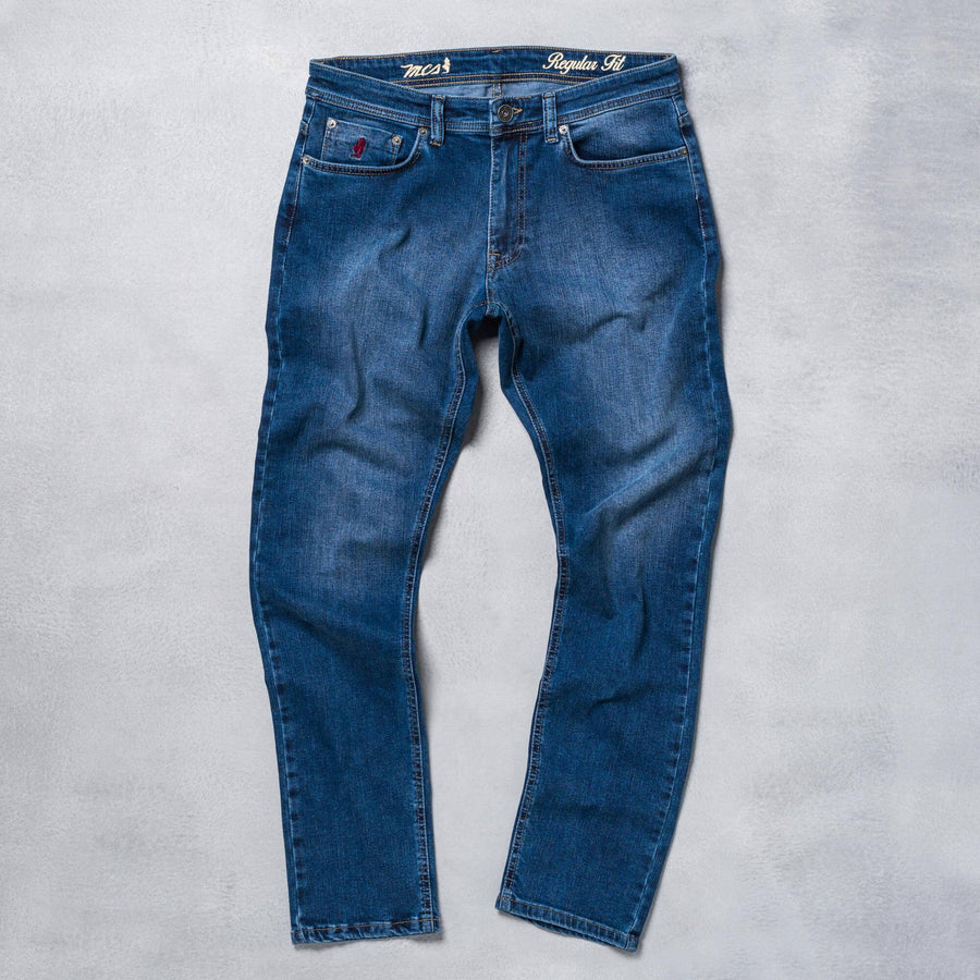 Cinque tasche in denim mid-light