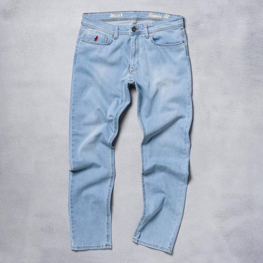 Cinque tasche in denim mid-light