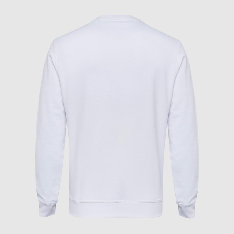 Solid colour crew neck sweatshirt