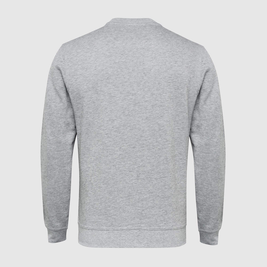 Solid colour crew neck sweatshirt