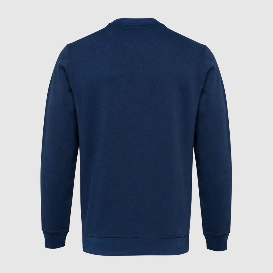 Solid colour crew neck sweatshirt
