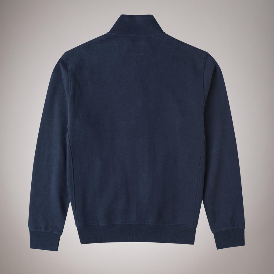 Felpa smerigliata full zip