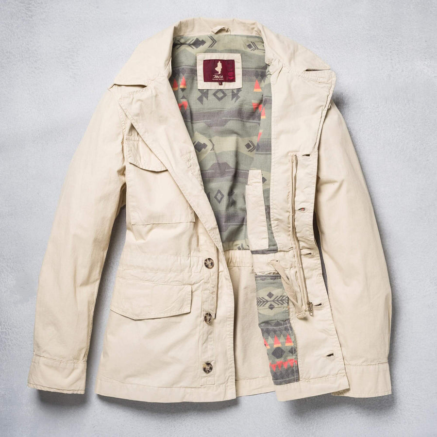 Field jacket in cotone