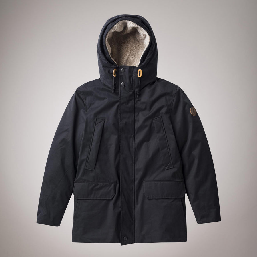 Winter parka with hood