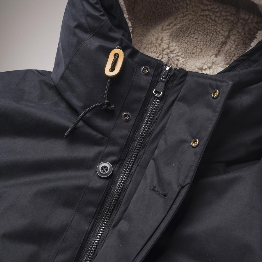 Winter parka with hood