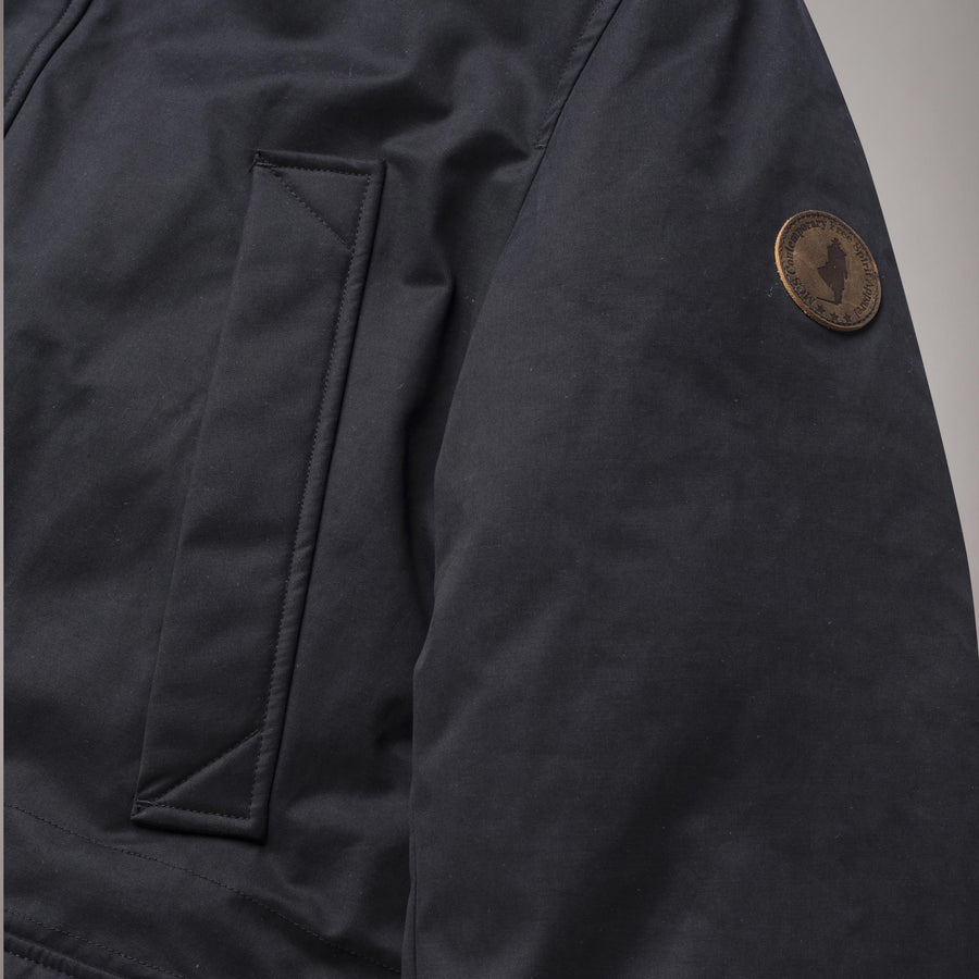 Winter parka with hood