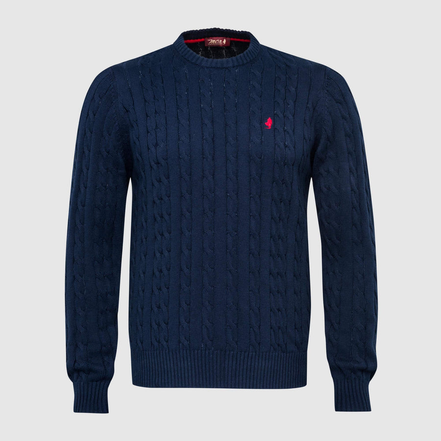 Maglione a trecce