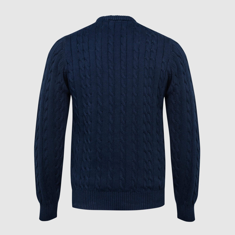 Maglione a trecce