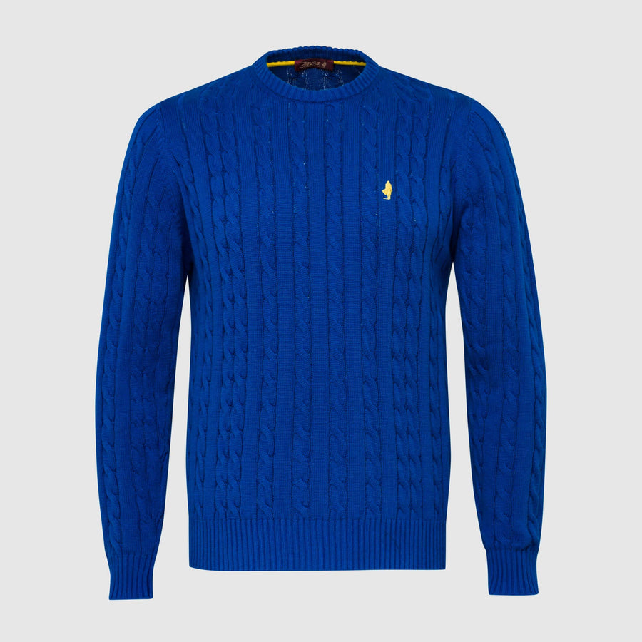 Maglione a trecce