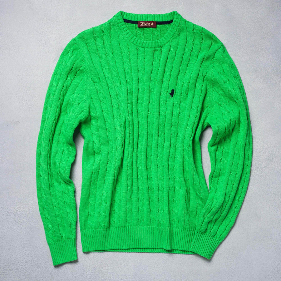 Maglione a trecce