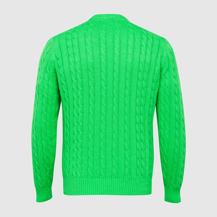 Maglione a trecce