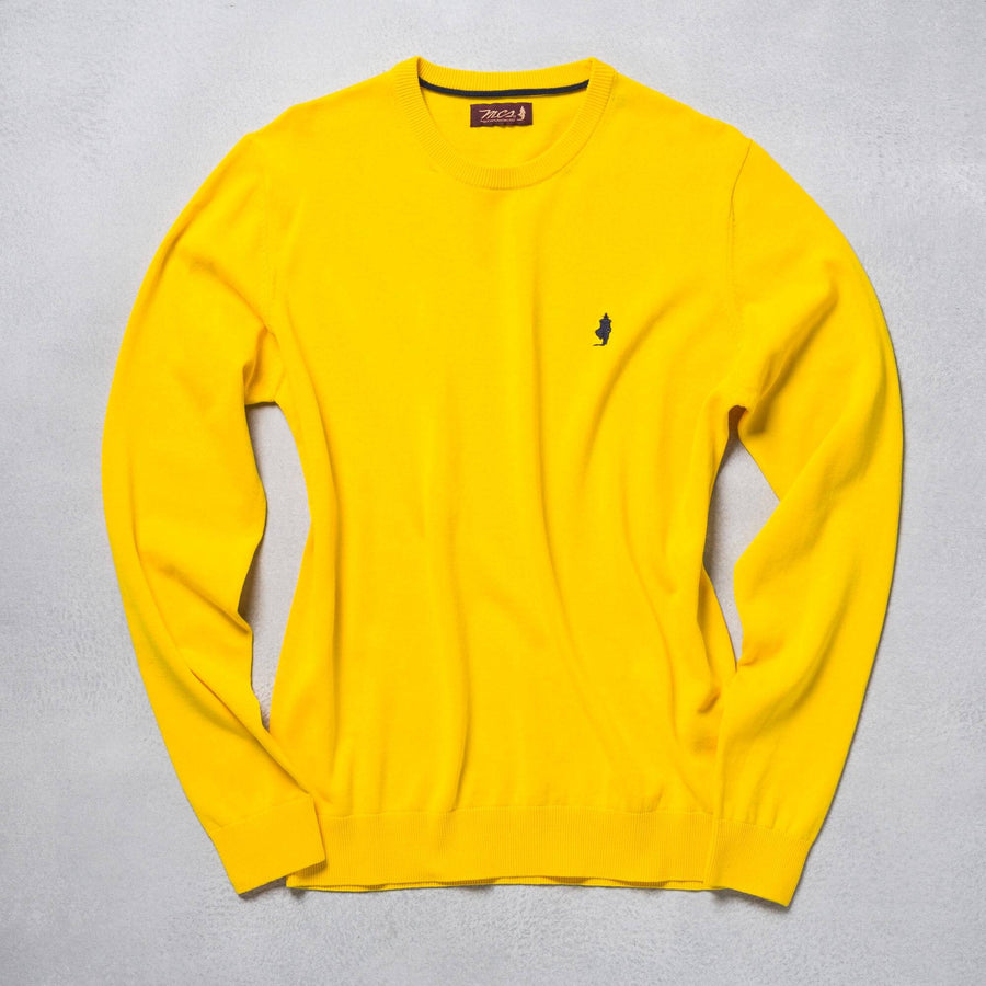Maglia girocollo colorata "Biowash"