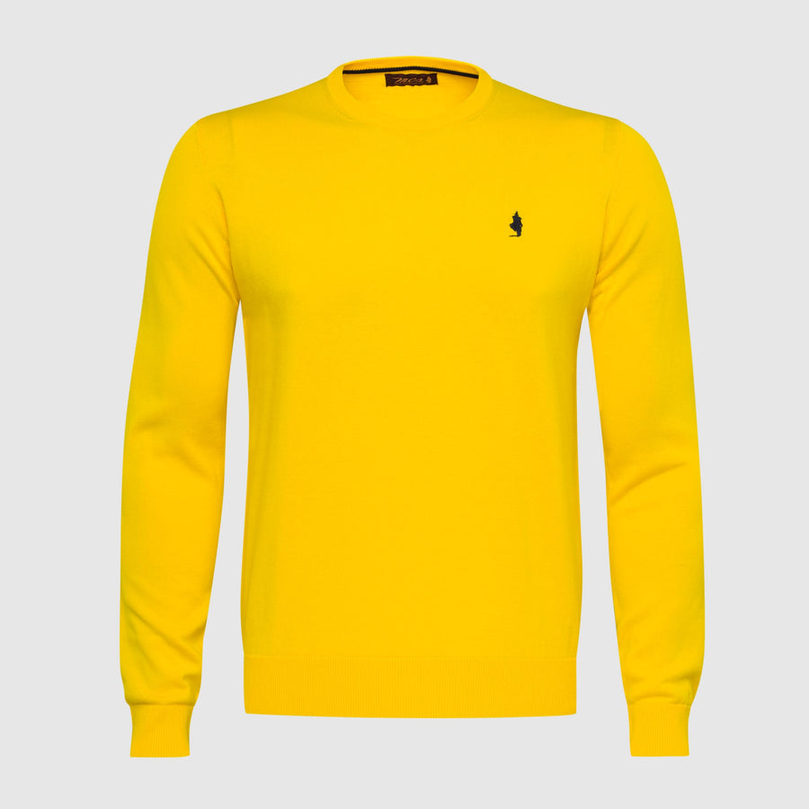 Maglia girocollo colorata "Biowash"