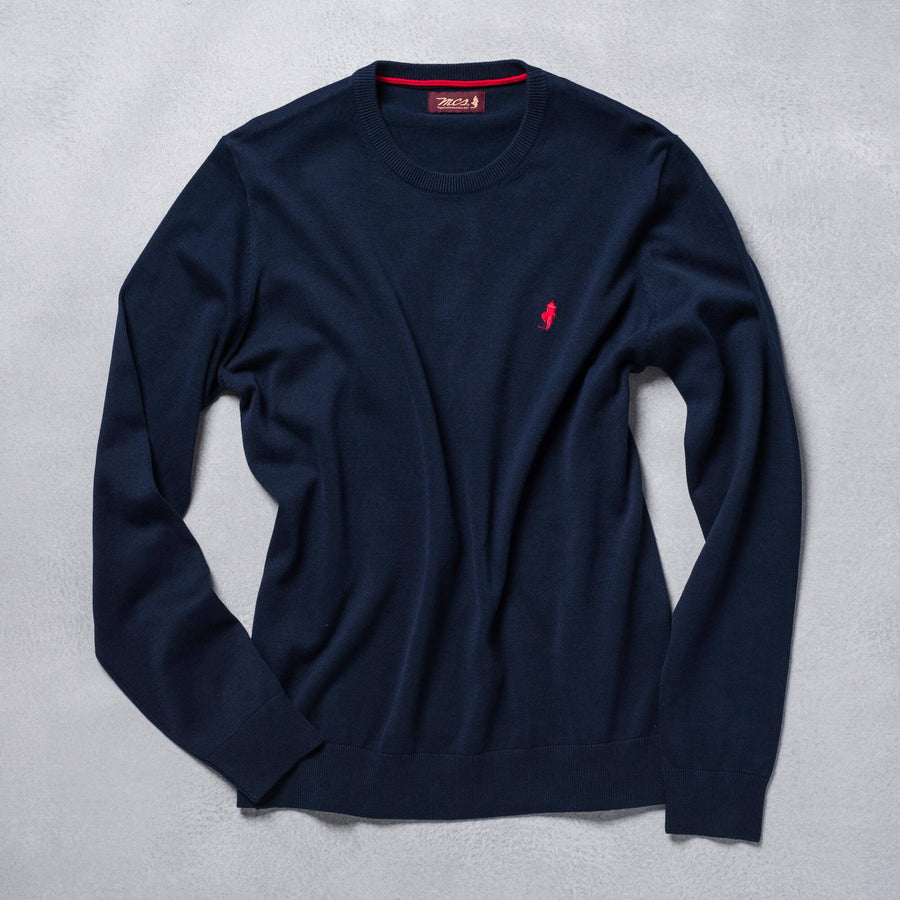 Maglia girocollo colorata "Biowash"