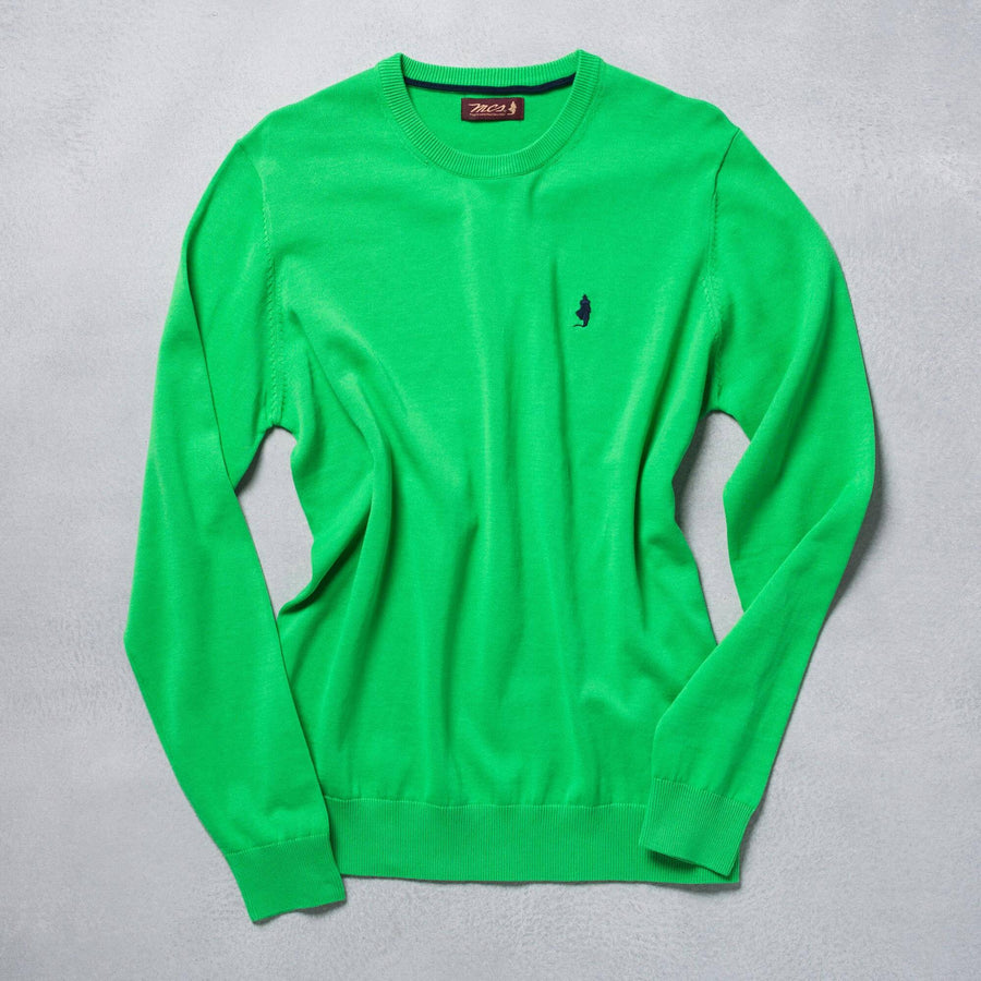 Maglia girocollo colorata "Biowash"