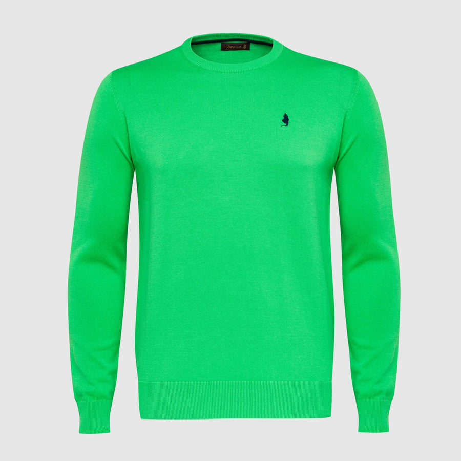 Maglia girocollo colorata "Biowash"