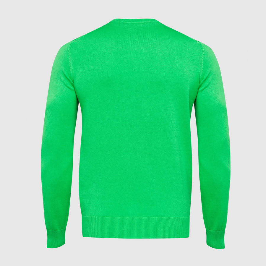 Maglia girocollo colorata "Biowash"