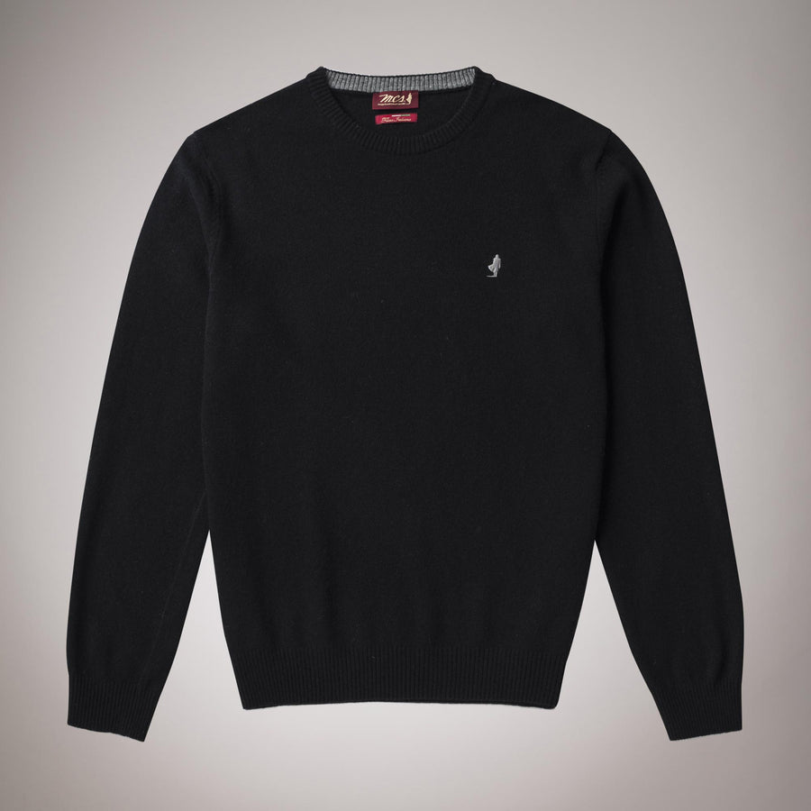 Maglione girocollo in lana sottile