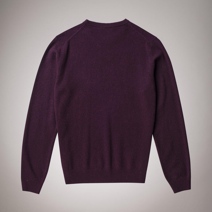 Maglione girocollo in lana sottile