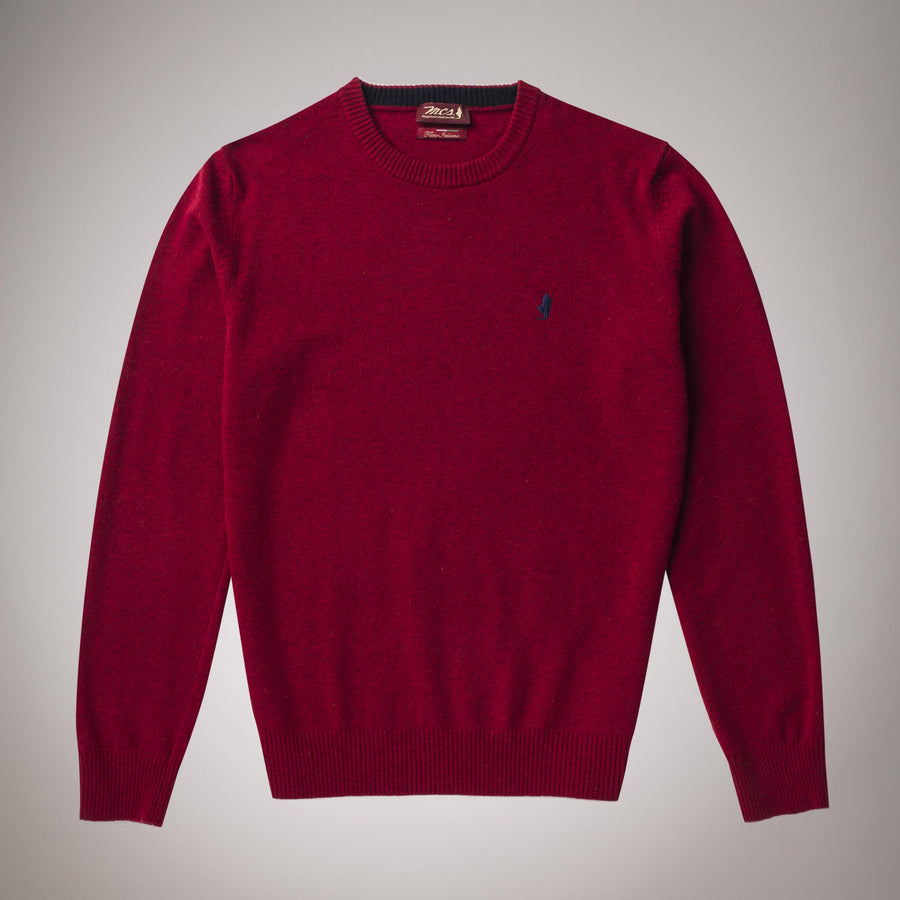 Maglione girocollo in lana sottile