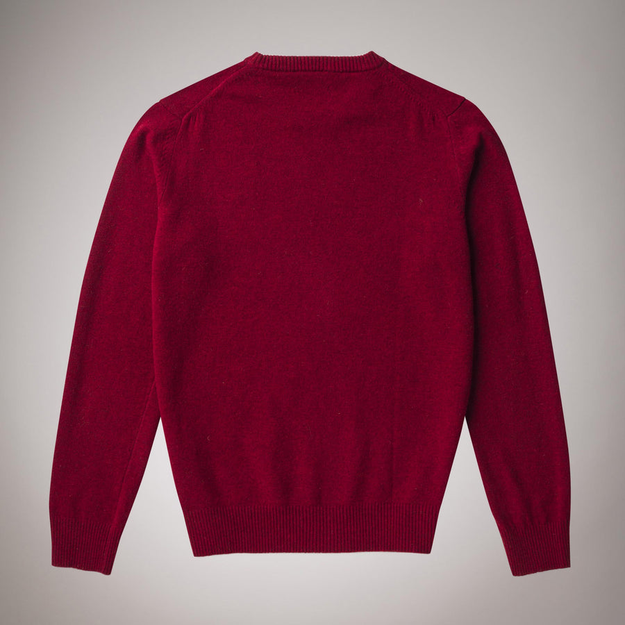 Maglione girocollo in lana sottile