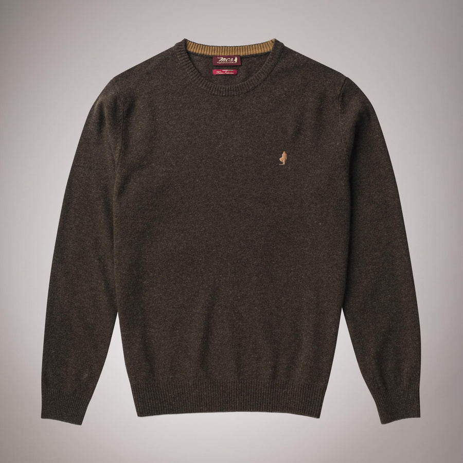 Maglione girocollo in lana sottile