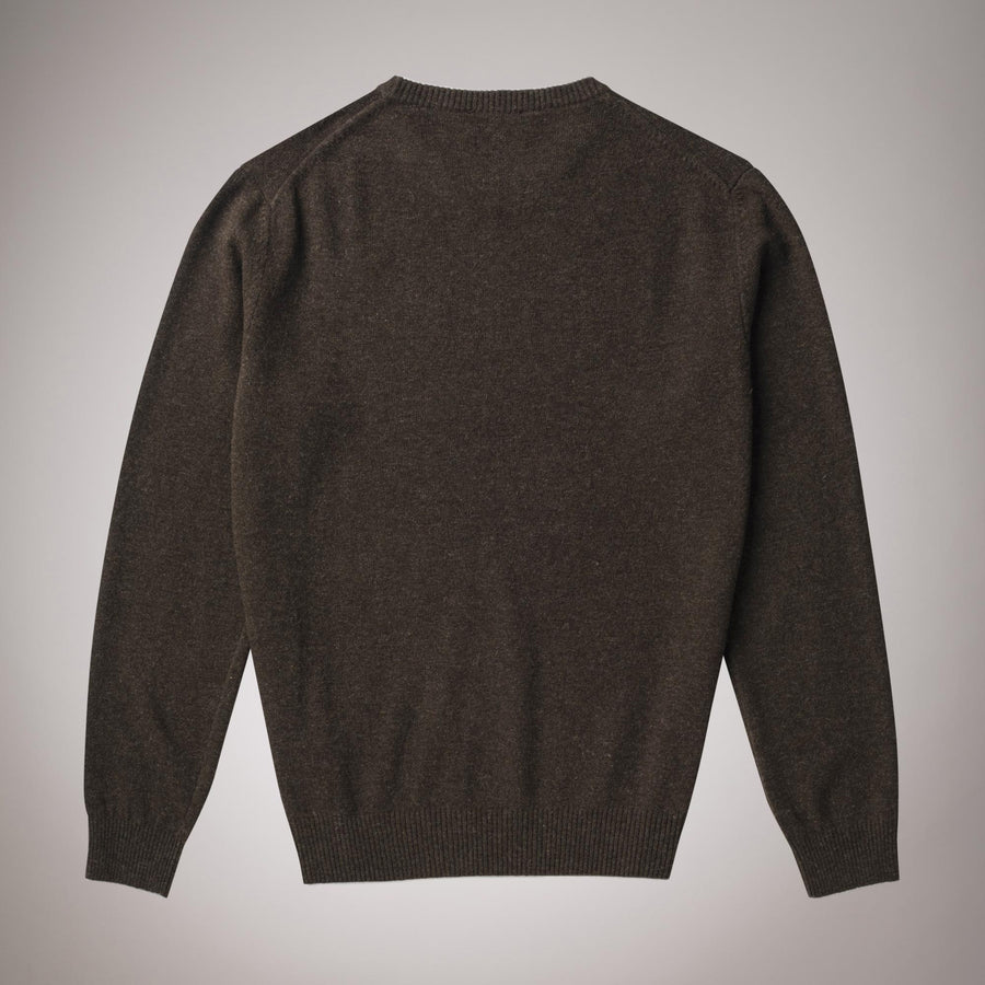 Maglione girocollo in lana sottile