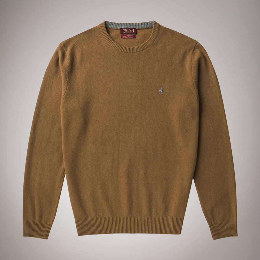 Maglione girocollo in lana sottile