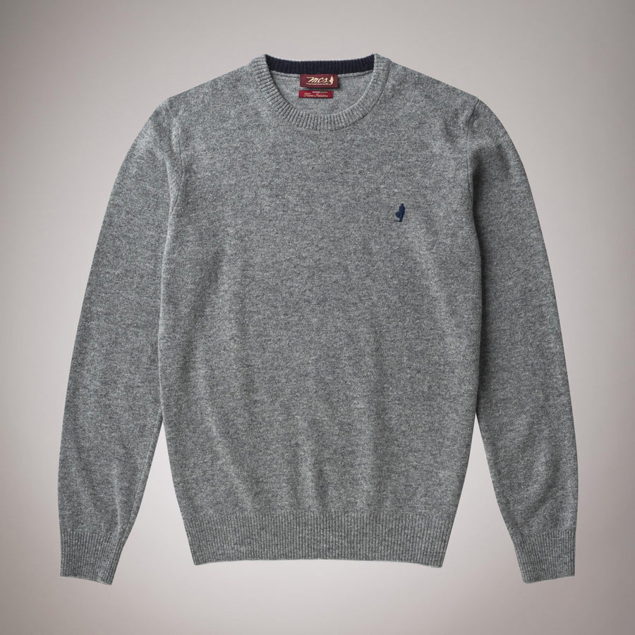 Maglione girocollo in lana sottile