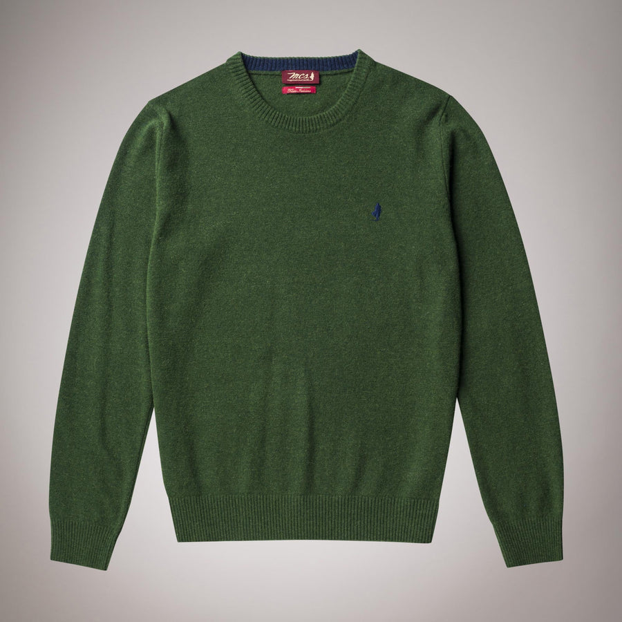 Maglione girocollo in lana sottile