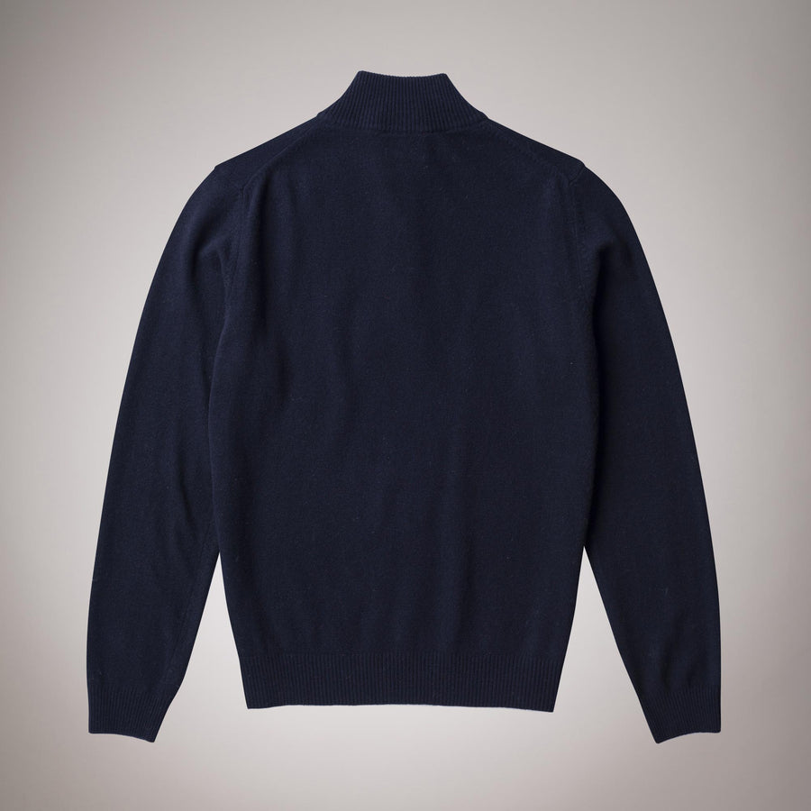 Wool half-zip jumper 