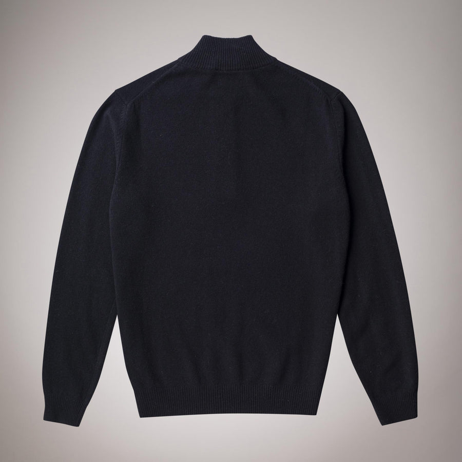 Wool half-zip jumper 