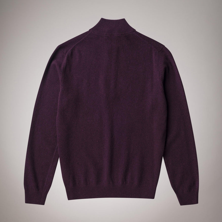 Wool half-zip jumper 