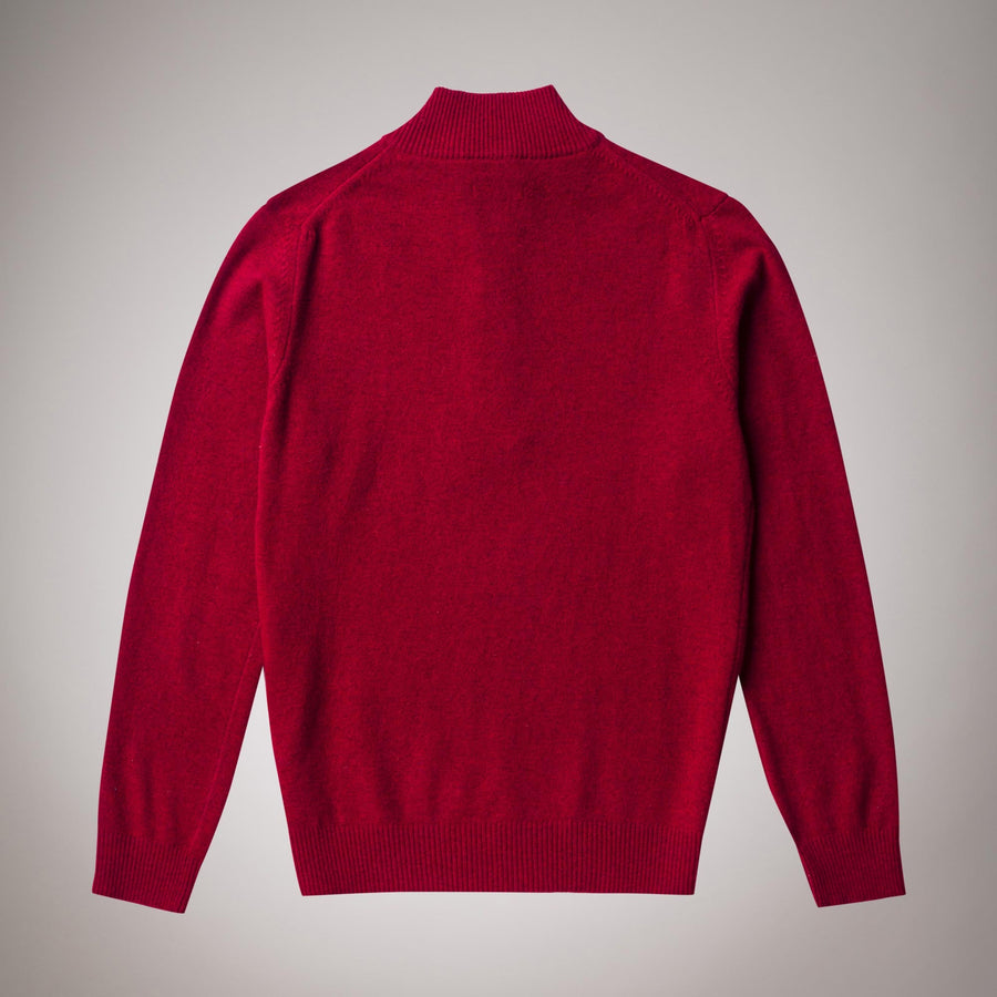Wool half-zip jumper 