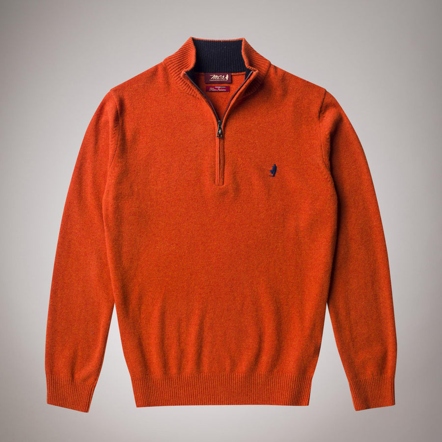 Wool half-zip jumper 