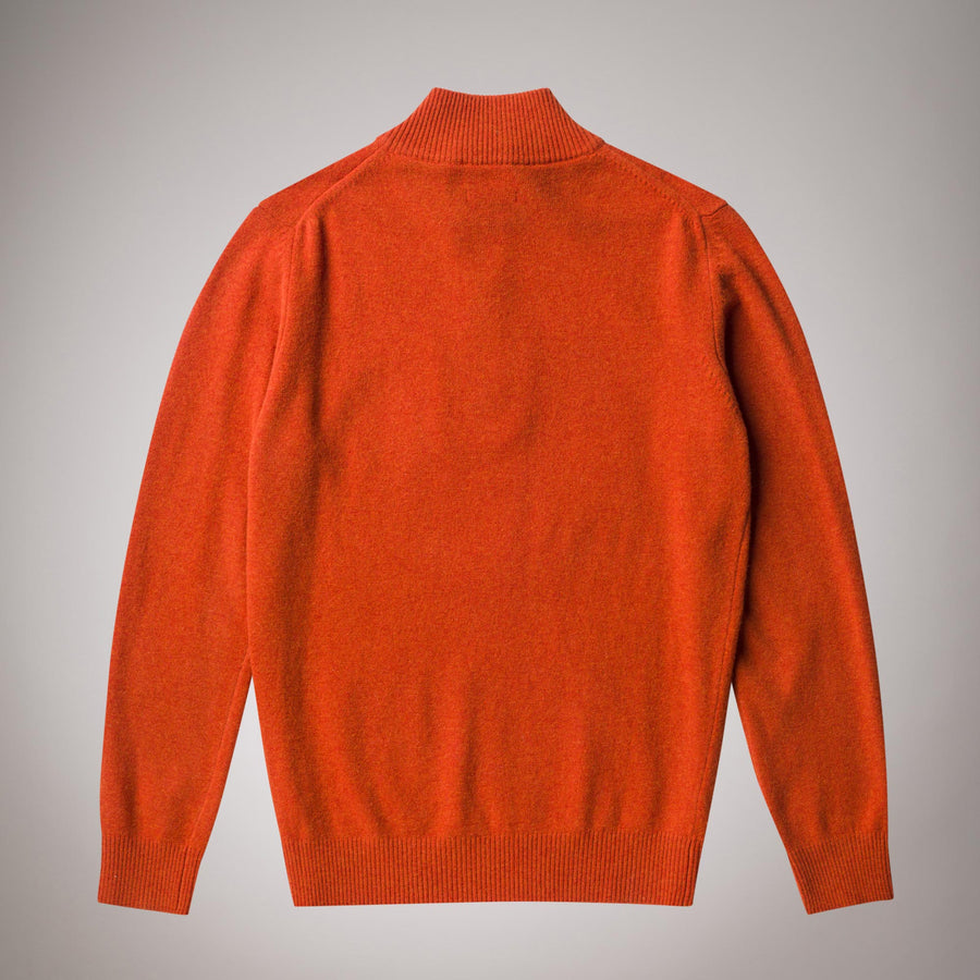 Wool half-zip jumper 