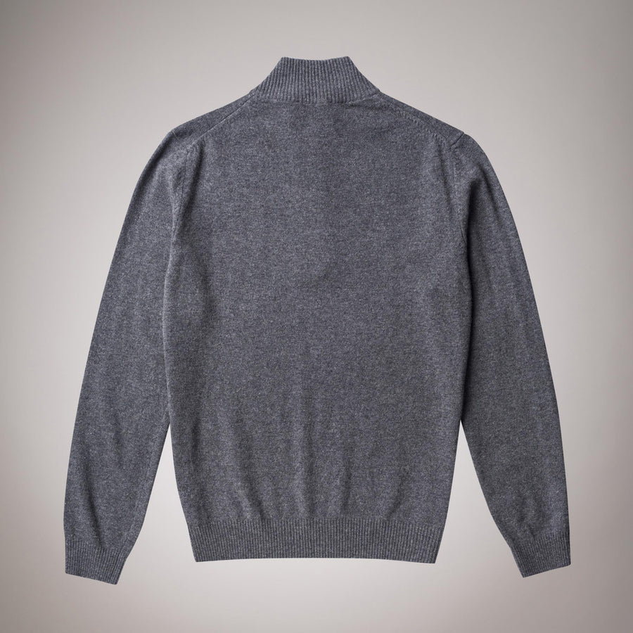 Wool half-zip jumper 